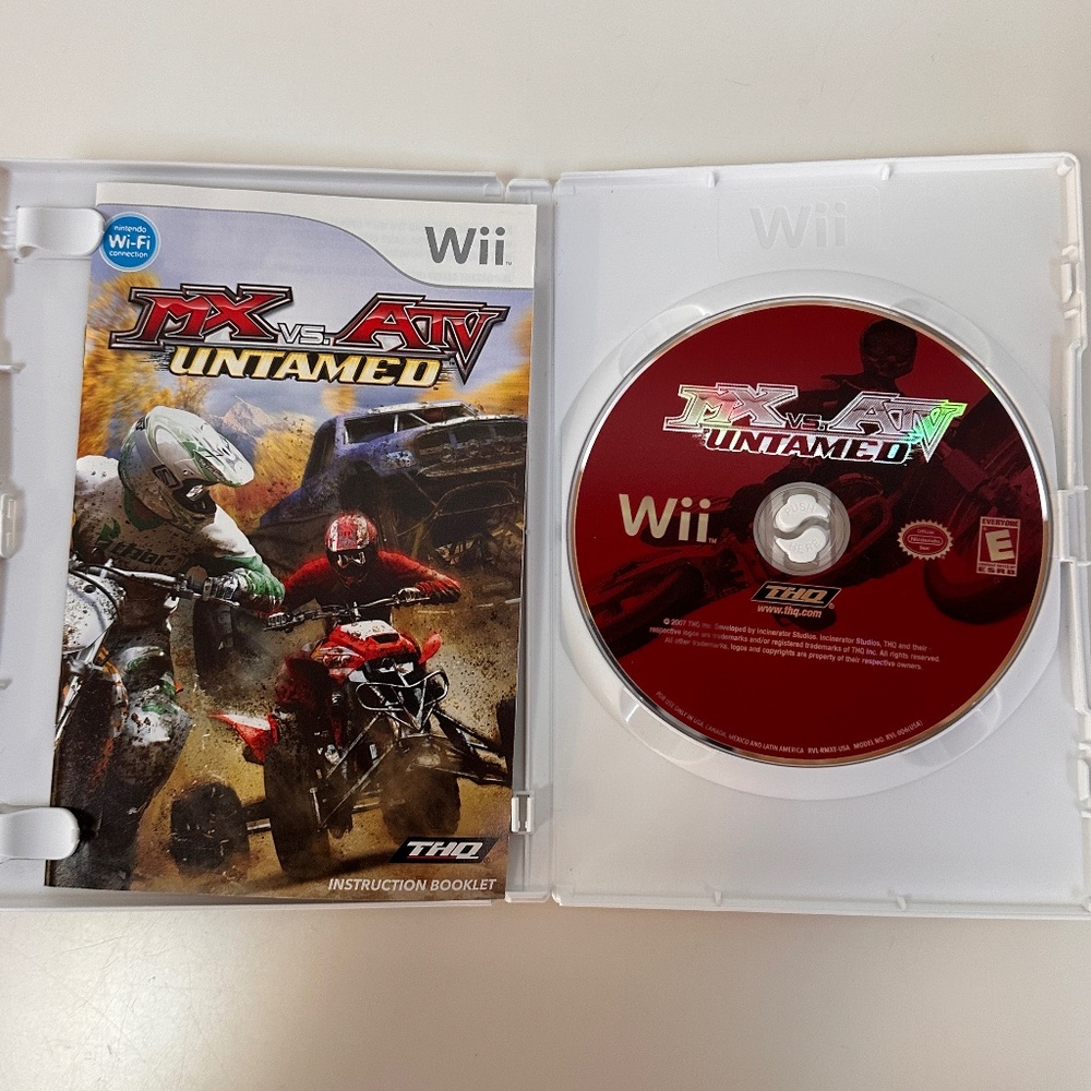 MX vs ATV Nintendo Wii Game